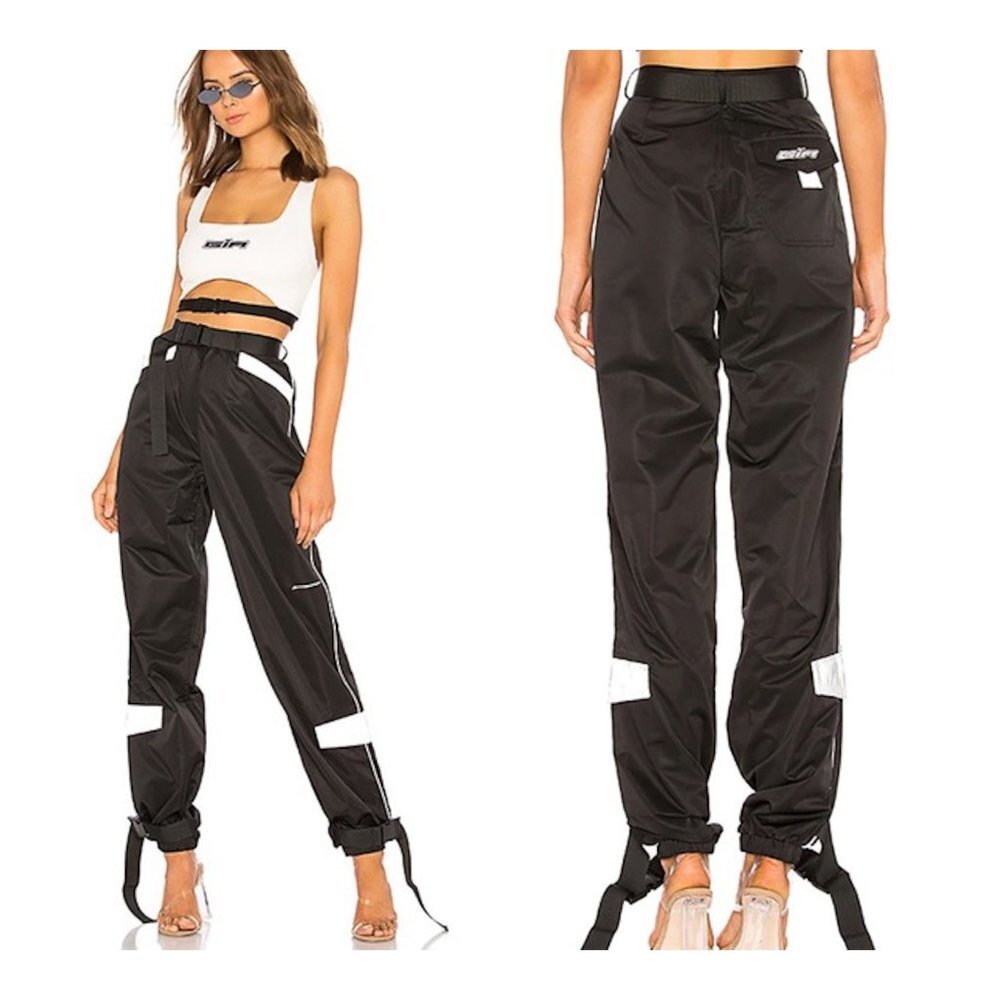 I.AM.GIA Black and White Pants